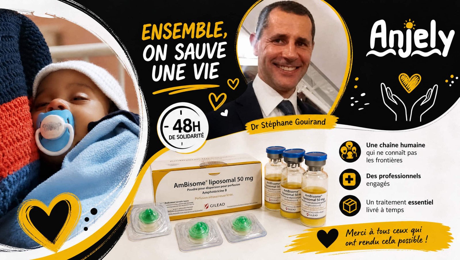 Le Petit Thiago est sauvé